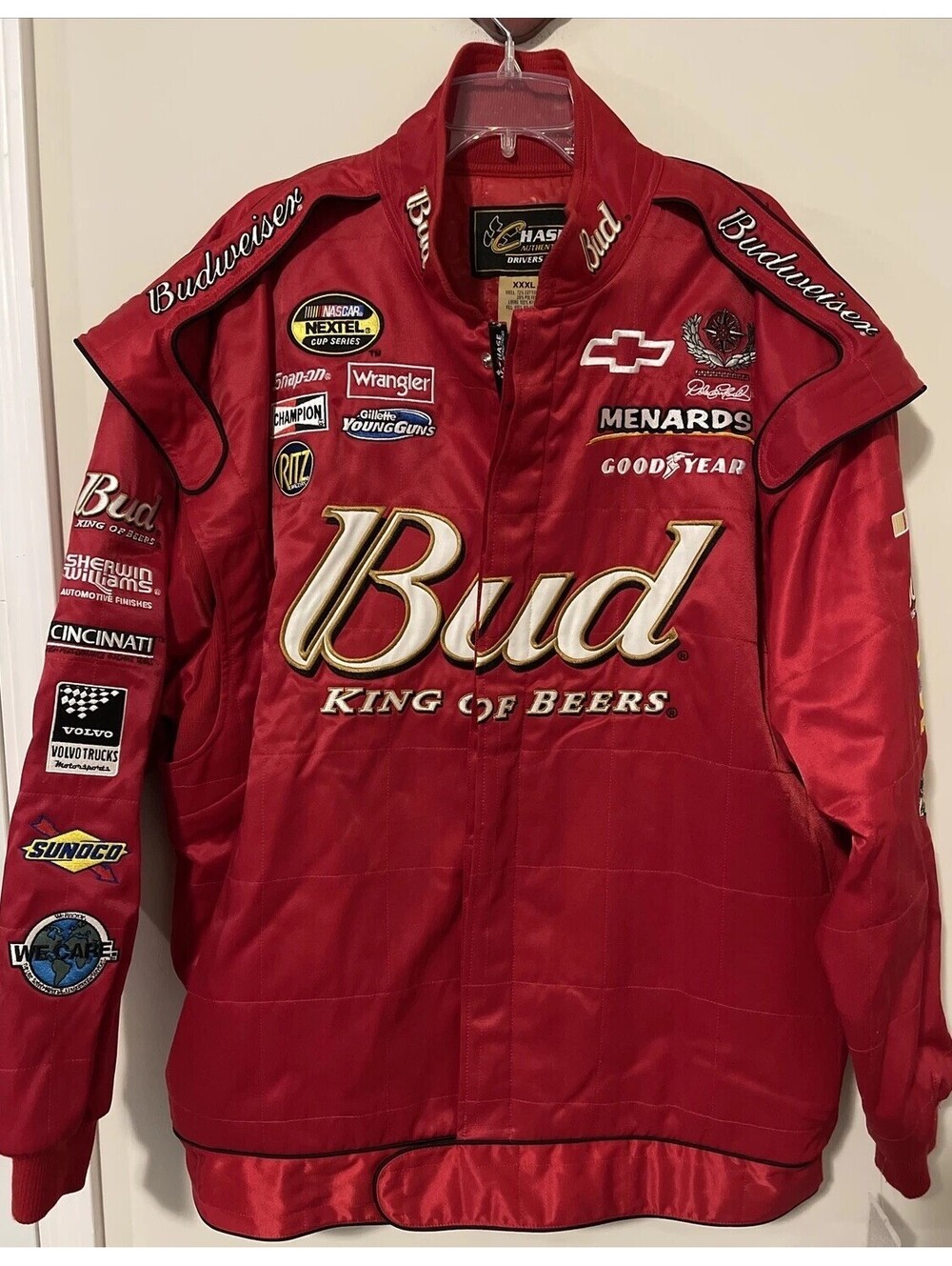 NASCAR Dale Earnhardt Chase Authentics Rare Vintage 3xl Budweiser Coat NWT! MZZ1